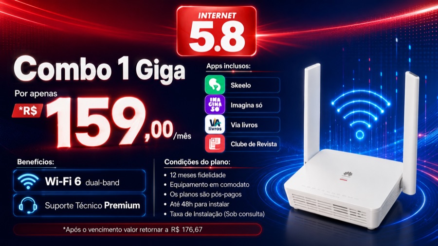 Promoção Plano 1 Giga