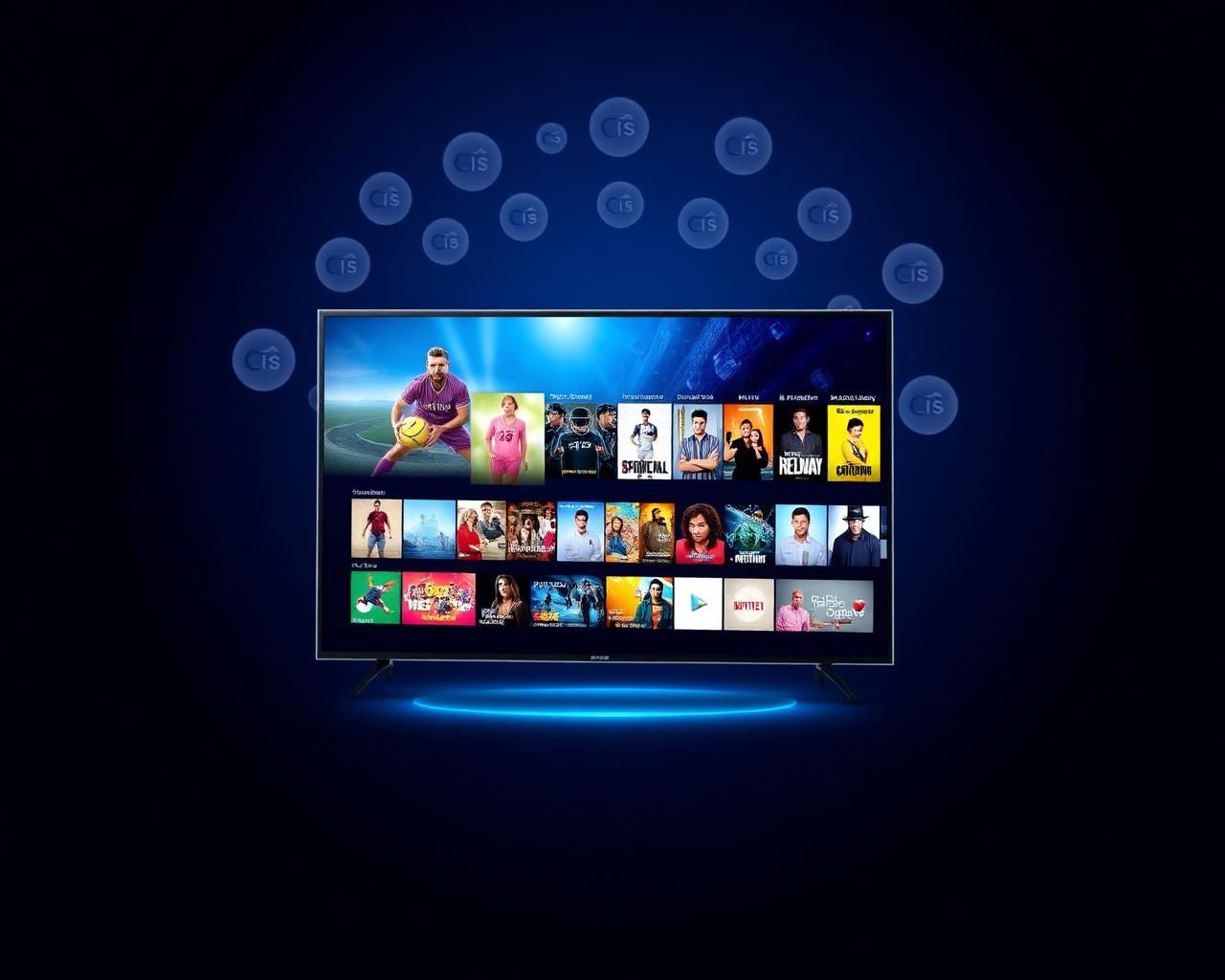 TV Internet 5.8 com canais e streaming